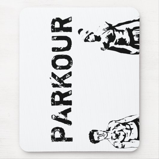Parkour Mousepad Muismat (Voorkant)