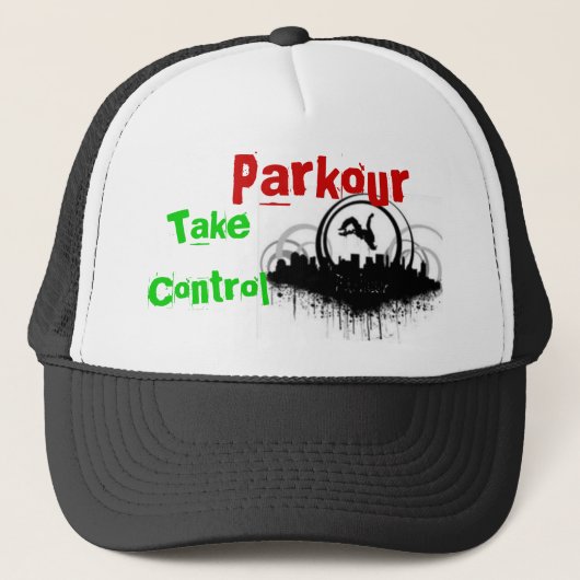 Parkour, neem controle trucker pet (Voorkant)