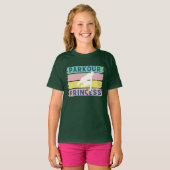 Parkour Princess Green T-shirt (Voorkant volledig)