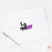 Parkour Ronde Sticker (Envelop)