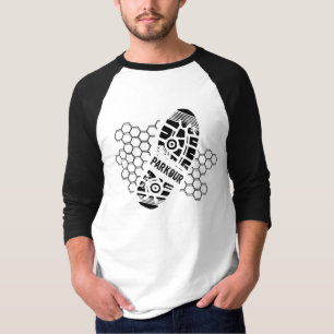 Parkour Training Footprint T-shirt