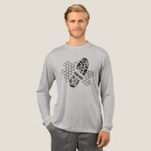 Parkour trainingstrainer Loopband Tri-Blend Shirt (Voorkant)