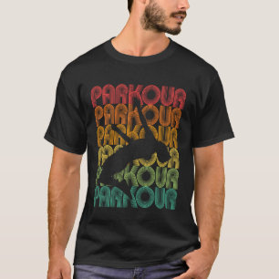 Parkour Typografie Ontwerp Parcouring Freerunning T-shirt