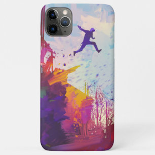 Parkour Urban Free Runing Freestyling Modern Art iPhone 11 Pro Max Hoesje