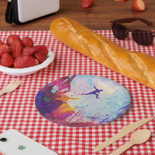 Parkour Urban Free Runing Freestyling Party Papieren Bordje