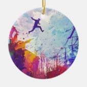 Parkour Urban Free Running Décoration céramique (Devant)