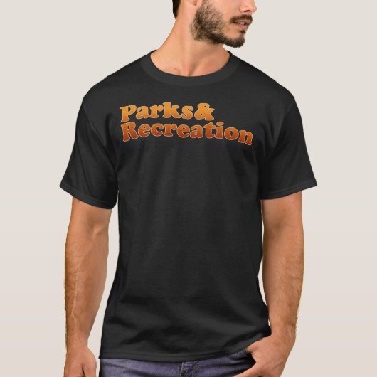 Parks and Rec Retro Logo Classic T-Shirt (Voorkant)
