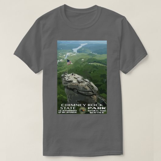 parks Chimney Rock 1 T-shirt (Design voorkant)