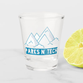 Parks N' Tech Mountains Shot Glas