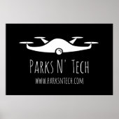 Parks N' Tech Quadcopter Poster (Voorkant)