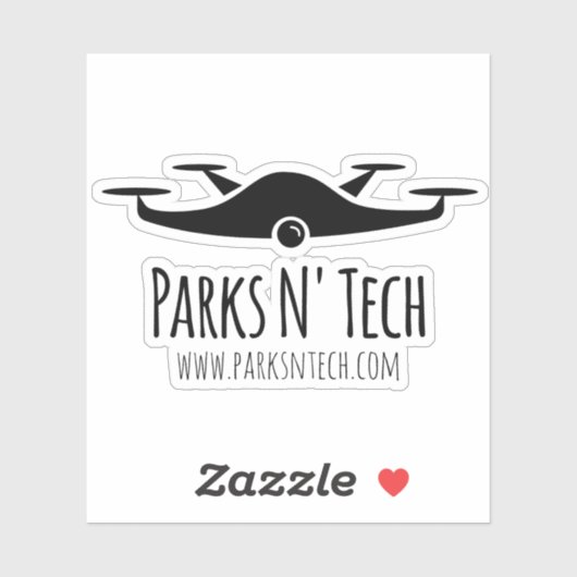 Parks N' Tech Quadcopter Sticker (Vel)