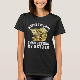 Parlay Wedden Sportgokken Kansen DFS Over Under T-shirt