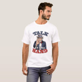 Parle à la main | Parodie de l'oncle Sam T-Shirt d (Devant entier)