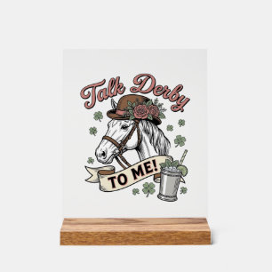 Parle Derby à Moi Cheval Mint Julep Vintage Chemis