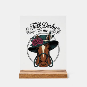 Parle Derby À Moi Design De Chapeau De Cheval Vint