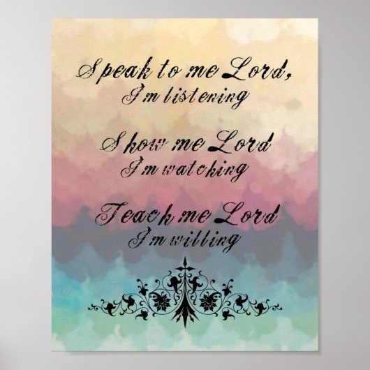 Parle-moi Lord Poster (Devant)