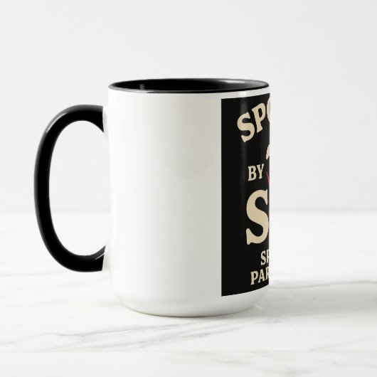 Parlé par S&P Funny Trader Halloween Mug (Gauche)