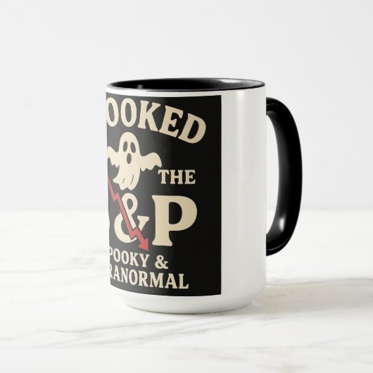 Parlé par S&P Funny Trader Halloween Mug (Devant droit)