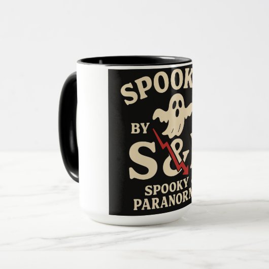 Parlé par S&P Funny Trader Halloween Mug (Devant gauche)
