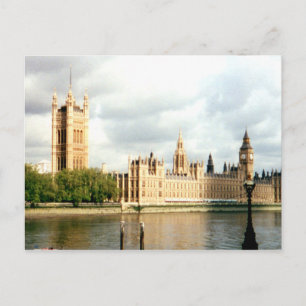 Parlement, Big Ben, Thames River Landscape Briefkaart