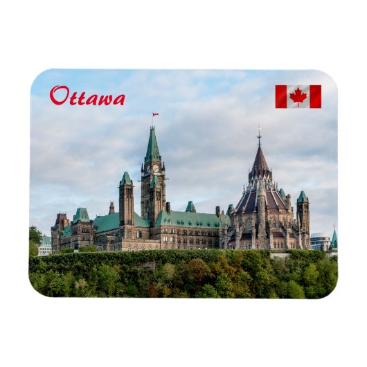 Parlement Hill in Ottawa Magneet (Horizontaal)