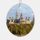 Parlement Hill in Ottawa - Ontario, Canada Keramisch Ornament (Links)