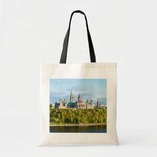 Parlement Hill in Ottawa - Ontario, Canada Tote Bag (Voorkant)