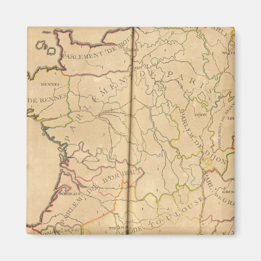 Parlement in Frankrijk Magneet (Voorkant)