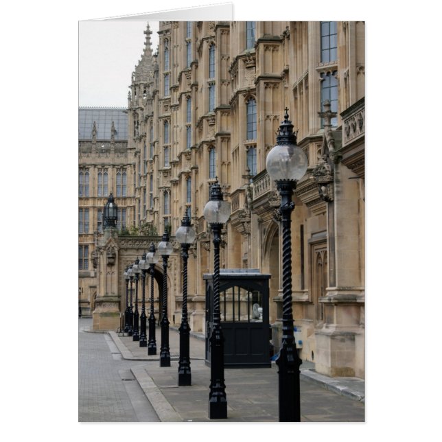 Parlement - Westminster - Londen - Kaart (Voorkant)