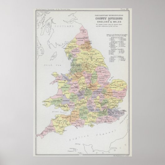 Parlementaire Vertegenwoordiging | Engeland en Wal Poster (Voorkant)