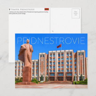 Parlementsgebouw, Tiraspol, Pridnestrovie Reizen Briefkaart