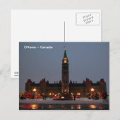 Parlementsgebouwen, Ottawa Briefkaart (Voorkant / Achterkant)