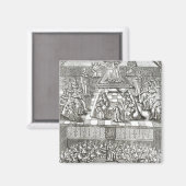 Parlementsleden in 1640 magneet (Voorkant / Achterkant)