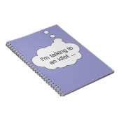 Parler à un Idiot N'IMPORTE QUEL carnet COULEUR (Côté Droit)