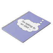 Parler à un Idiot N'IMPORTE QUEL carnet COULEUR (Côté gauche)