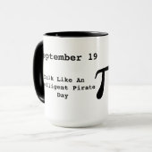 Parler Comme Une Pirate Pi Mug Intelligente (Devant gauche)