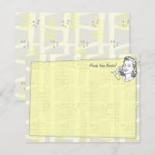 Parler de la ville Cartes à notes plats personnali (Devant / Derrière)