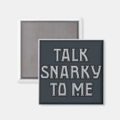 Parler Snarky Me Magnet (Recto/Verso)