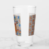 Parleur en verre Gecko orange (Droite)