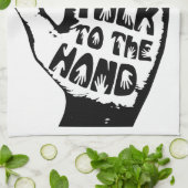 Parlez À La Serviette De Cuisine À Main (Plié)