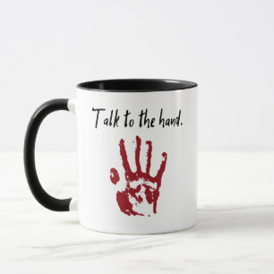 Parlez à la tasse à main