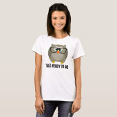Parlez à mon nerdy de t-shirts de hibou (Devant entier)