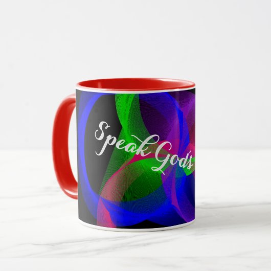 Parlez de la Parole de Dieu café Mug (Devant gauche)