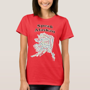 Parlez en Alaska ! T-shirt rouge