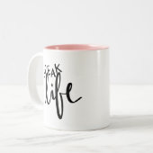 Parlez la tasse de la vie par des faveurs (Devant gauche)