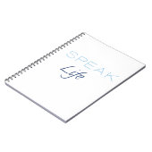 Parlez le carnet de la vie (Côté gauche)