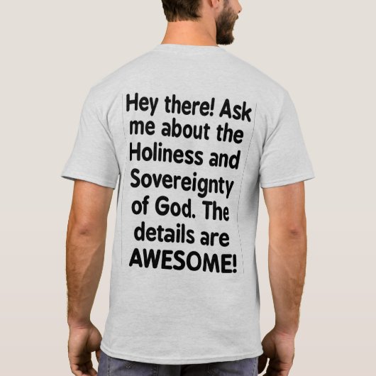 Parlez-moi de Dieu - t-shirt (Dos)