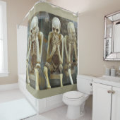 Parlez Pas Evil Skeletons Douche Rideau (En situation)