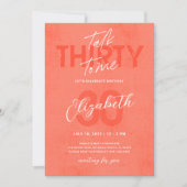 Parlez trente à moi 30e carte d'invitation anniver (Devant)