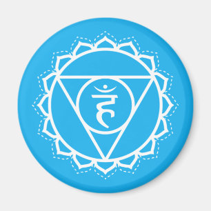 Parlez votre vérité Bleu Throat Aimant Chakra